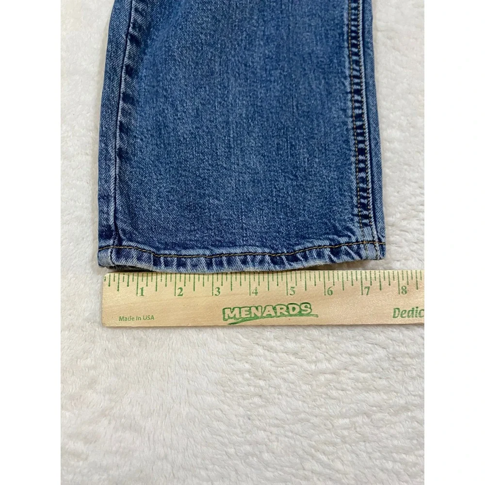 Levis 550 Relaxed Fit Mens Blue Jeans 38x36 Medium Wash Stretch 18181-0550 - Picture 3 of 10